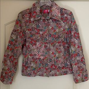 Oilily floral corduroy jacket